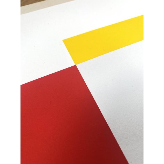 Out of Square by Jo Niemeyer for CA Franches Montagnes, 2021This handprinted serigraph, titled Out of Square, is a work by...