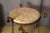 19th Century Iron Pedestal Table with Marble Shelf, 1890s For Sale - Image 5 of 10