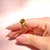 Late 19th Century Victorian 18k Old Mine Cut Diamond Buckle Ring, Size 6.75, Chester 1897 For Sale - Image 4 of 11