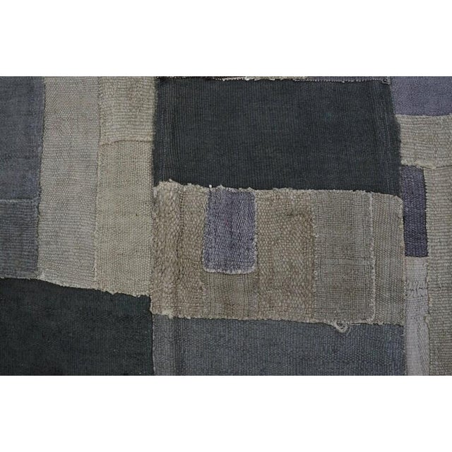 Khaki Antique Vintage Colourful Rug For Sale - Image 8 of 10