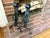 Late 19th Century Antique Arts & Craft Style Wrought Iron Andirons—A Pair For Sale - Image 5 of 7