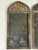 Pair of 19th Century Painted Folk Art Arched Mirrors With Heraldic Lion Crests For Sale - Image 9 of 13