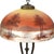 1920s Antique Attributed to Handel Co. School Reverse Painted Scenic Table Lamp C1920 For Sale - Image 5 of 10