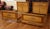 French Pair of 1920's Era Oak French Louis XVI Oak European Small Double Beds For Sale - Image 3 of 7
