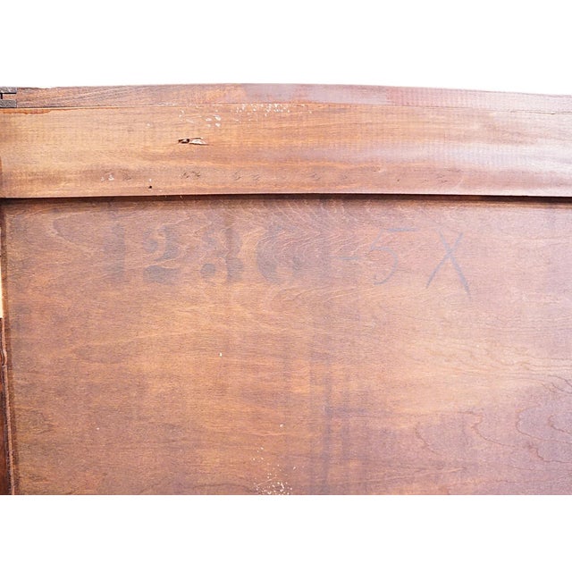 Vintage Antique Solid Mahogany Traditional Duncan Phyfe Inspired 39" China Cabinet 1236 For Sale - Image 15 of 15