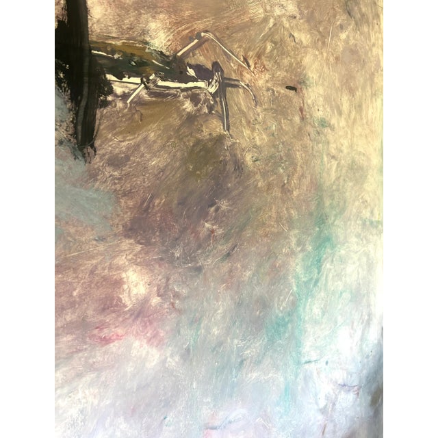 Giant Tom Lieber Abstract Monotype Oil Painting, Mixed Media For Sale - Image 17 of 18