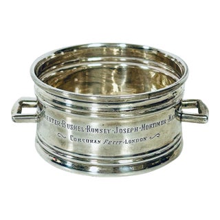 Georgian Sterling Silver Model Romsey Bushel For Sale