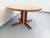 Vintage Scandinavian Round Teak Dining Table, 1960s For Sale - Image 4 of 18