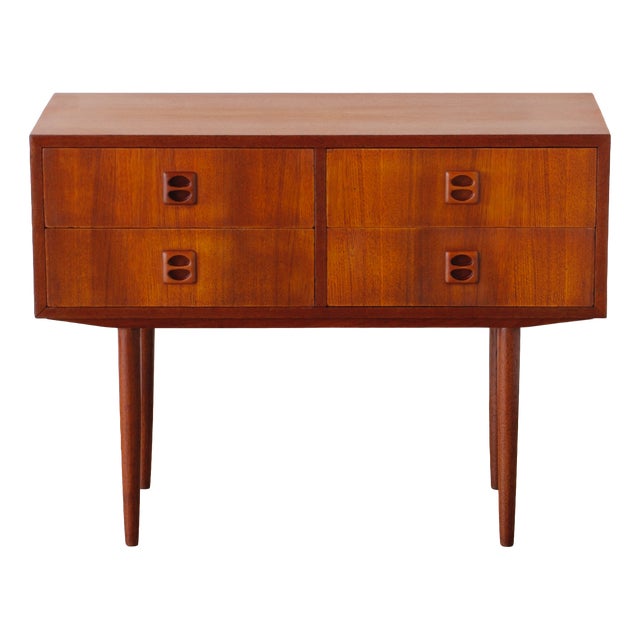 Scandinavian Teak Chest of Drawers, 1960s For Sale