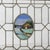 Glass Antique Arts & Crafts Leaded & Stained Glass Window With Country Road Circa 1910 For Sale - Image 7 of 14