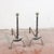 Metal Cast Iron Fireplace Andirons, Set of 2 For Sale - Image 7 of 7