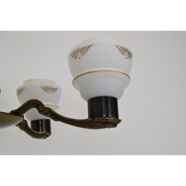 Art Deco Chandelier, Germany, 1930s For Sale - Image 6 of 16