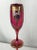 Persian Vintage Naser Al-Din Shah Qajar Persian Czar Red / Gold Champagne Glasses, Set of 6 For Sale - Image 3 of 9