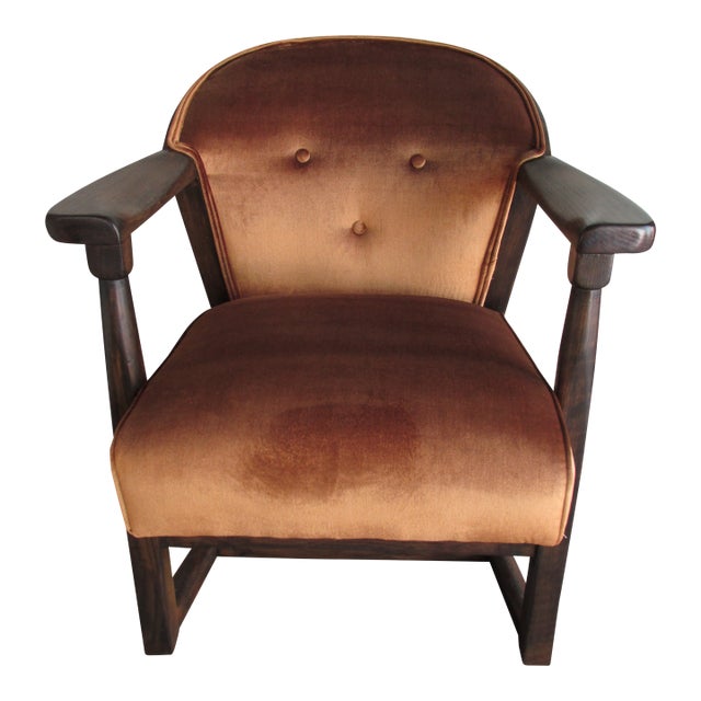 1940s Modernist Style Lounge Chair attributed to Jack Van Der Molen for Jamestown Lounge Co. For Sale