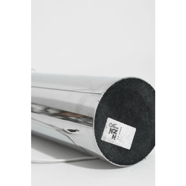 Nessen Studio Nessen Studio, Cylindrical Chrome Table Lamp For Sale - Image 4 of 4