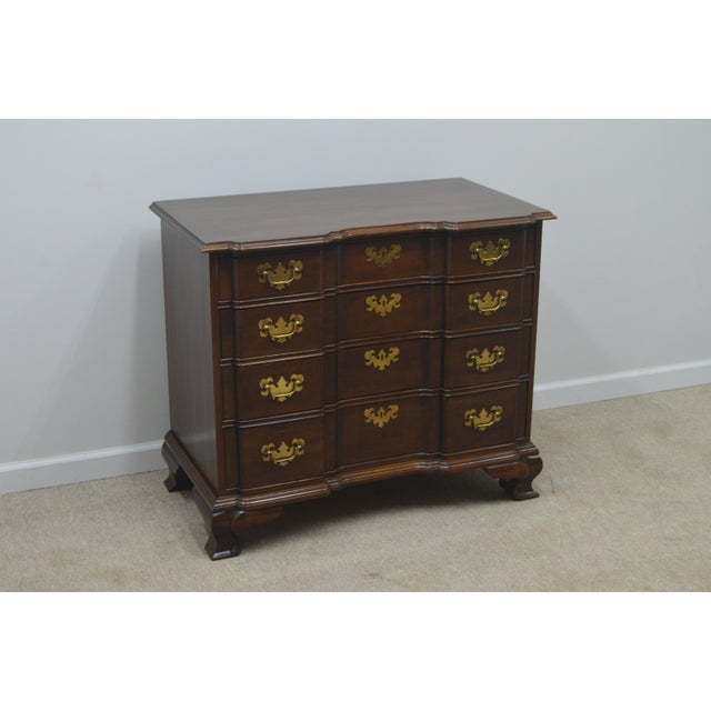 Ethan Allen Court Cherry Chippendale Chest of Drawers Chairish