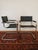 Beautiful chrome and genuine leather sling chairs. In the manner of Mart Stam or Lowenstein, but they are unmarked. These...