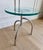 Iconic 1980s Stanley Friedman for Brueton "Spyder" Tripod Drinks / Side Table – Polished Stainless Steel For Sale In Chicago - Image 6 of 7