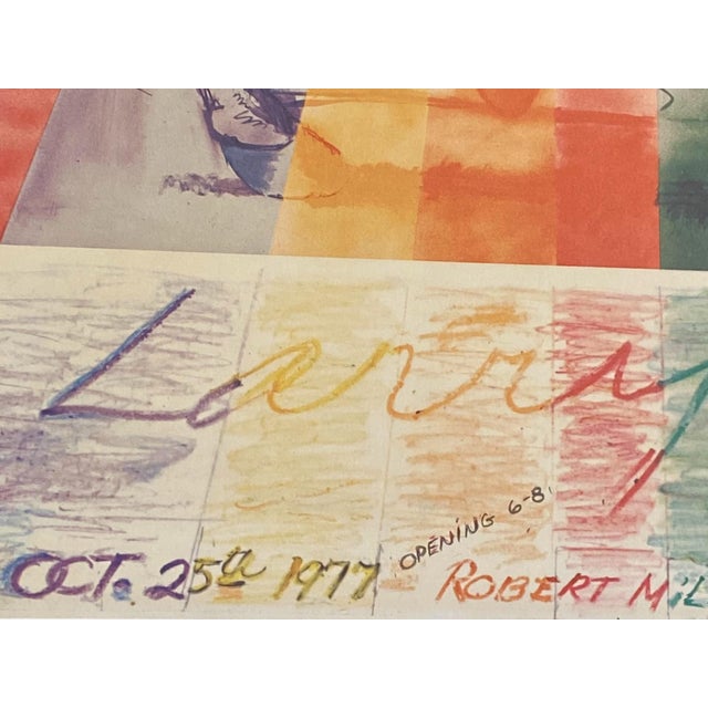 1970s Signed & Numbered Exhibition Poster by Larry Rivers, Robert Miller Gallery, New York, 1977 For Sale - Image 5 of 13