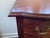 Wood Late 20th Century Serpentine Front Chippendale Style Chest For Sale - Image 7 of 14