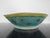 Late 19th Century Chinese Tongzhi Turquoise Enamel Hand Painted Flower Octagonal Pottery Bowl For Sale - Image 5 of 11