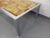 Large Vintage Coffee Table in Chrome Metal, Yellow Onyx Type and Resin, 1970s For Sale - Image 11 of 15