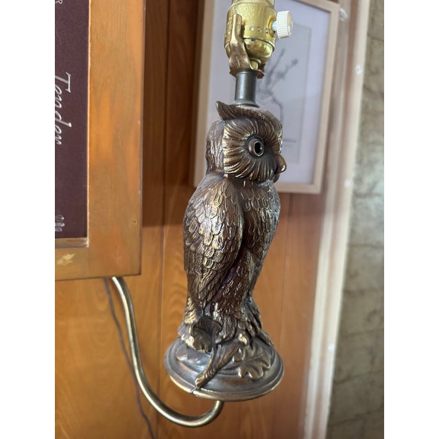 Owl Sconce in Brass by Loevsky & Loevsky, Circa 1960s For Sale - Image 4 of 12