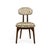 Silhouette Dining Chair in Embroidered Fabric from Insidherland, in New conditions. Designed from 2000 Labeled by Maker