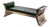 "Alphacute" Bench With Bronze, Handcrafted For Sale