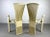 Pietro Costantini Late 20th Century Pietro Constantini Cream Lacquered Dining Chairs - a Pair For Sale - Image 4 of 10