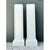 Crafted in a classic architectural column form, this pair of 20th-century wooden pedestals brings dramatic height,...