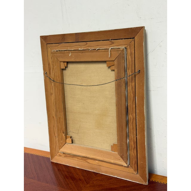 Late 20th Century J.Lamm Female Portrait Oil Painting, Framed For Sale - Image 12 of 12