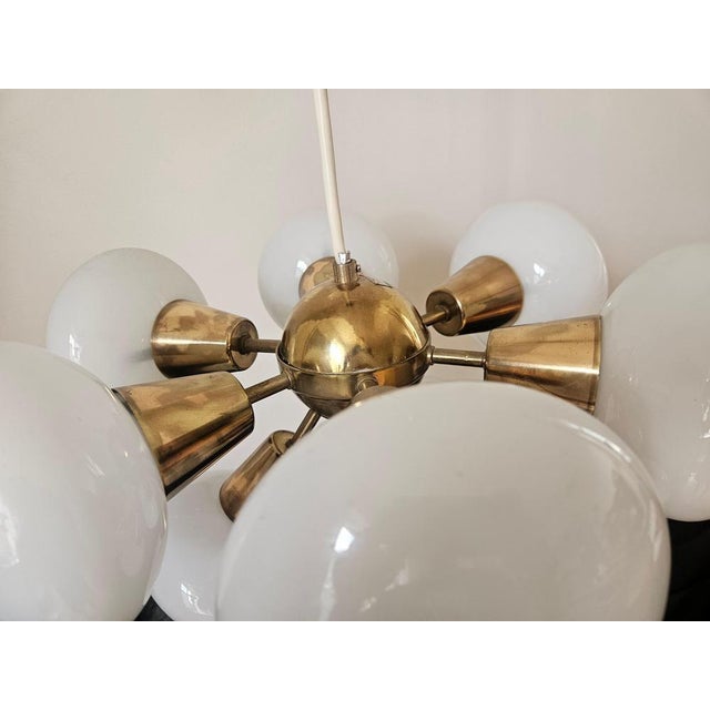 Mid-Century Sputnik Chandelier from Kamenicky Senov, 1970s For Sale - Image 4 of 16