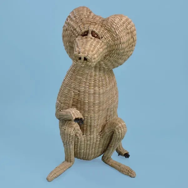 Tan Baboon Figure Mario Lopez Torres For Sale - Image 8 of 8