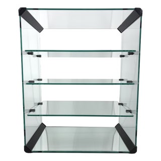 Glass Hifi Rack from Gallotti & Radici, Italy, 1970s For Sale