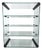 Glass Hifi Rack from Gallotti & Radici, Italy, 1970s For Sale