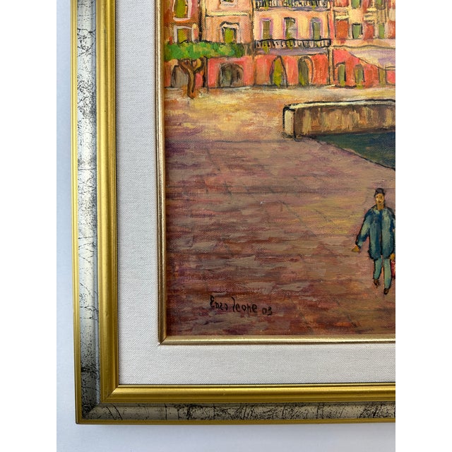 2000 - 2009 Malcesine on Lake Garda Painting Art by Enzo Leone For Sale - Image 5 of 12