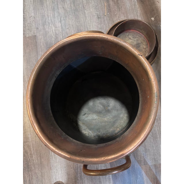 Antique English Copper Dairy Milk Churn by United Dairies Wholesale Ltd. For Sale - Image 12 of 12