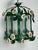 Vintage Floral Tole Lantern For Sale - Image 9 of 12