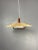 Beige Large Mid-Century Teak and Sisal Cord Pendant from Temde Leuchten, 1960s For Sale - Image 8 of 17
