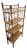 Burnt Bamboo Ball Finals 4 Shelf Etagere Victorian Bookcase For Sale