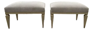 Pair of French Louis XVI Style Benches