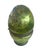 French 19th Century French Green Mercury Glass Egg Form Liqueur Cave With Decanter and Glasses - 5 Piece Set For Sale - Image 3 of 7