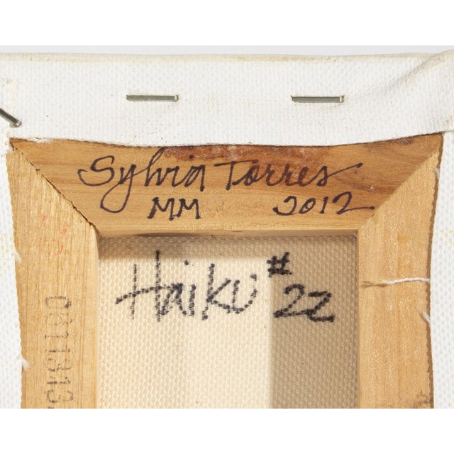 2012 “Haiku #22” Mixed Media Collage by Sylvia Torres For Sale In Indianapolis - Image 6 of 6