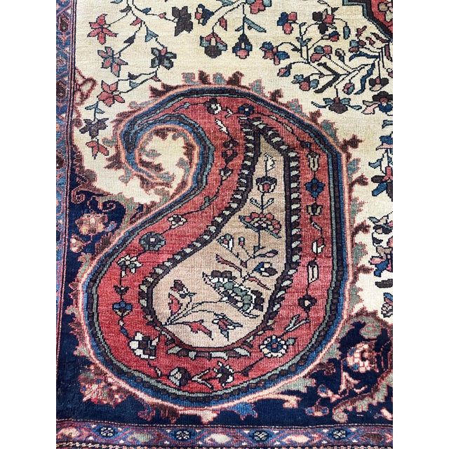Antique Persian Sarouk Feraghan Rug For Sale - Image 9 of 9