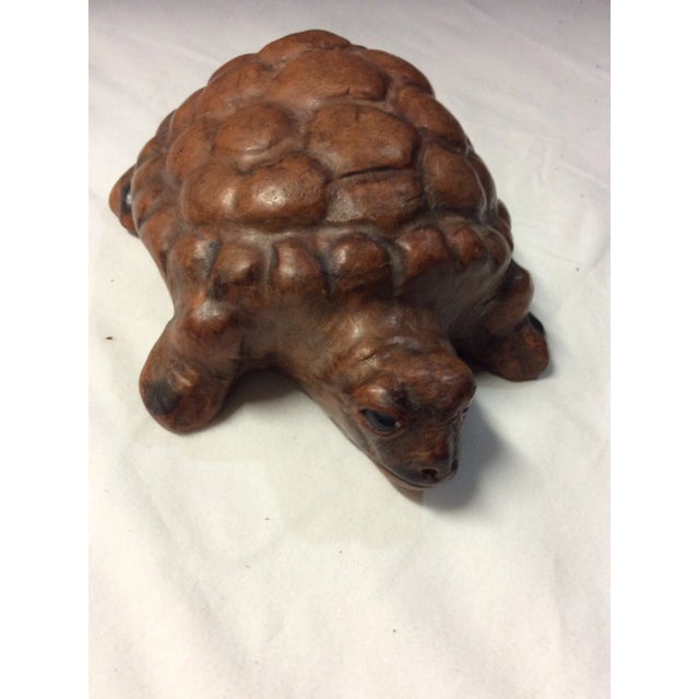Mid 20th Century Mid 20th Century Paper Marche Turtle Figurine For Sale - Image 5 of 8