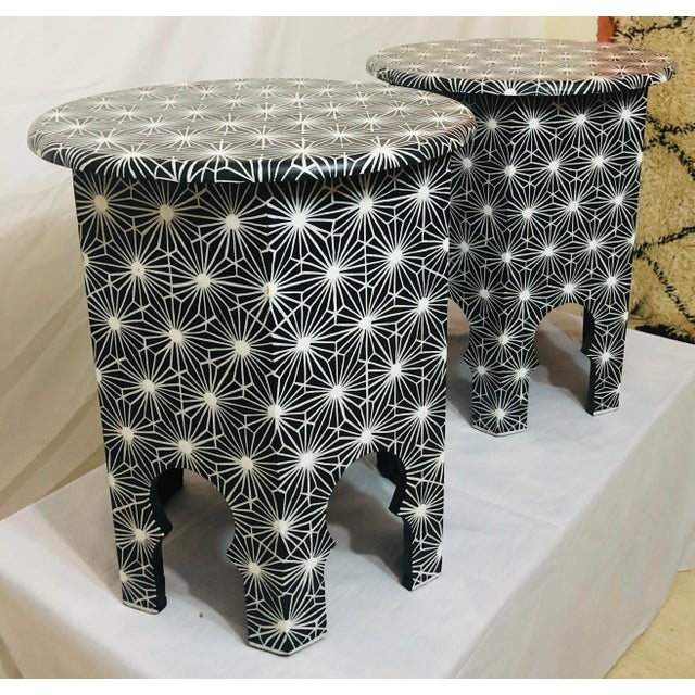 Moroccan Handmade End Tables a Pair Chairish