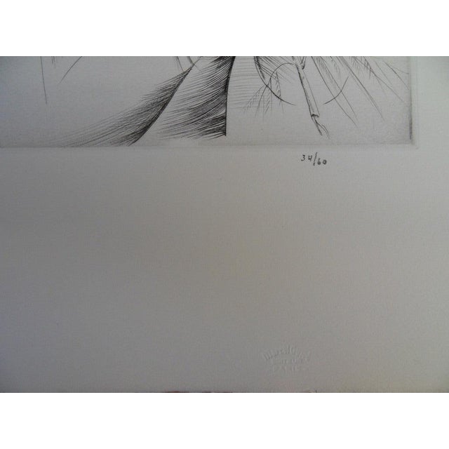 Mily Possoz, The Girl with the Bouquet, Engraving For Sale - Image 8 of 9