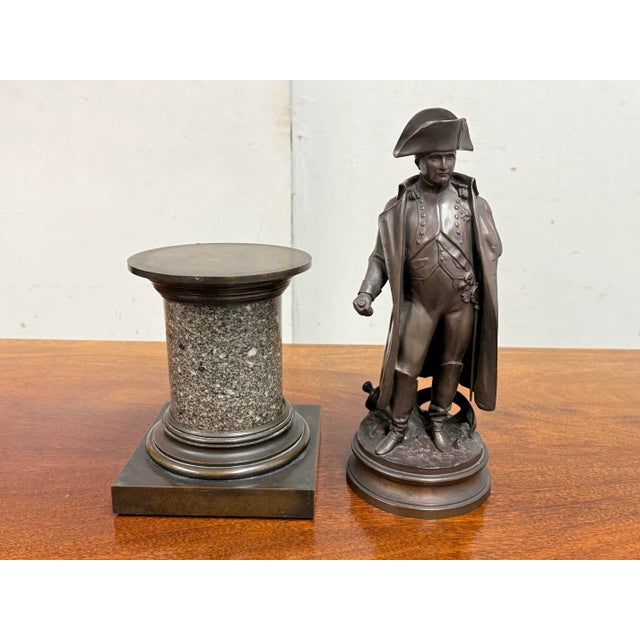 Metal Late 19th Century L. V. Deposee Bronze Napoleon Sculpture, Stamped For Sale - Image 7 of 12