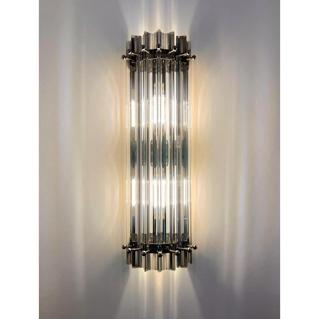 Italian Murano Glass Wall Sconces in the style of Venini, 1990s, Set of 4 For Sale - Image 6 of 18